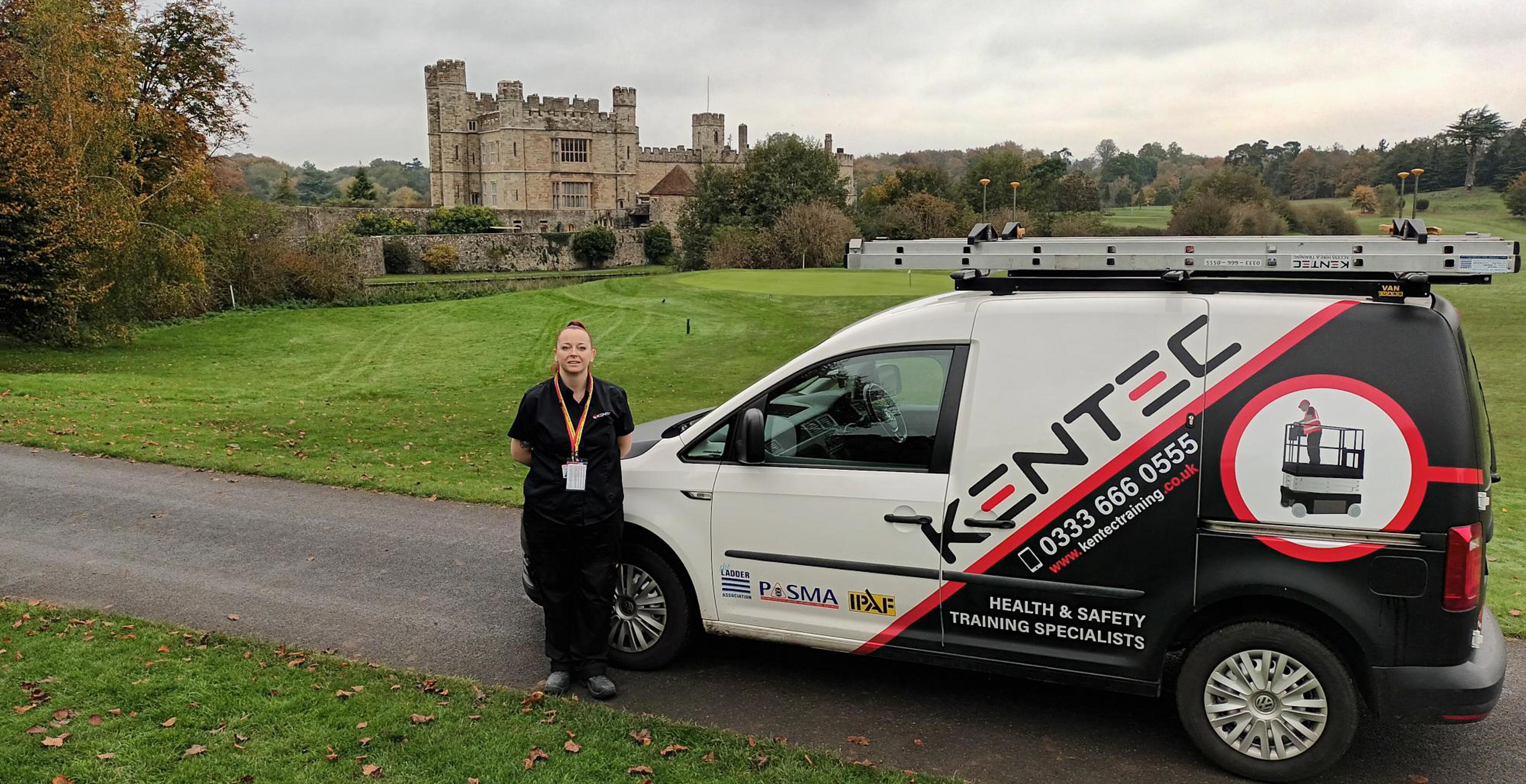 25Th October 2024 Kentec Delivers Ladder Safety Training At The Historic Leeds Castle