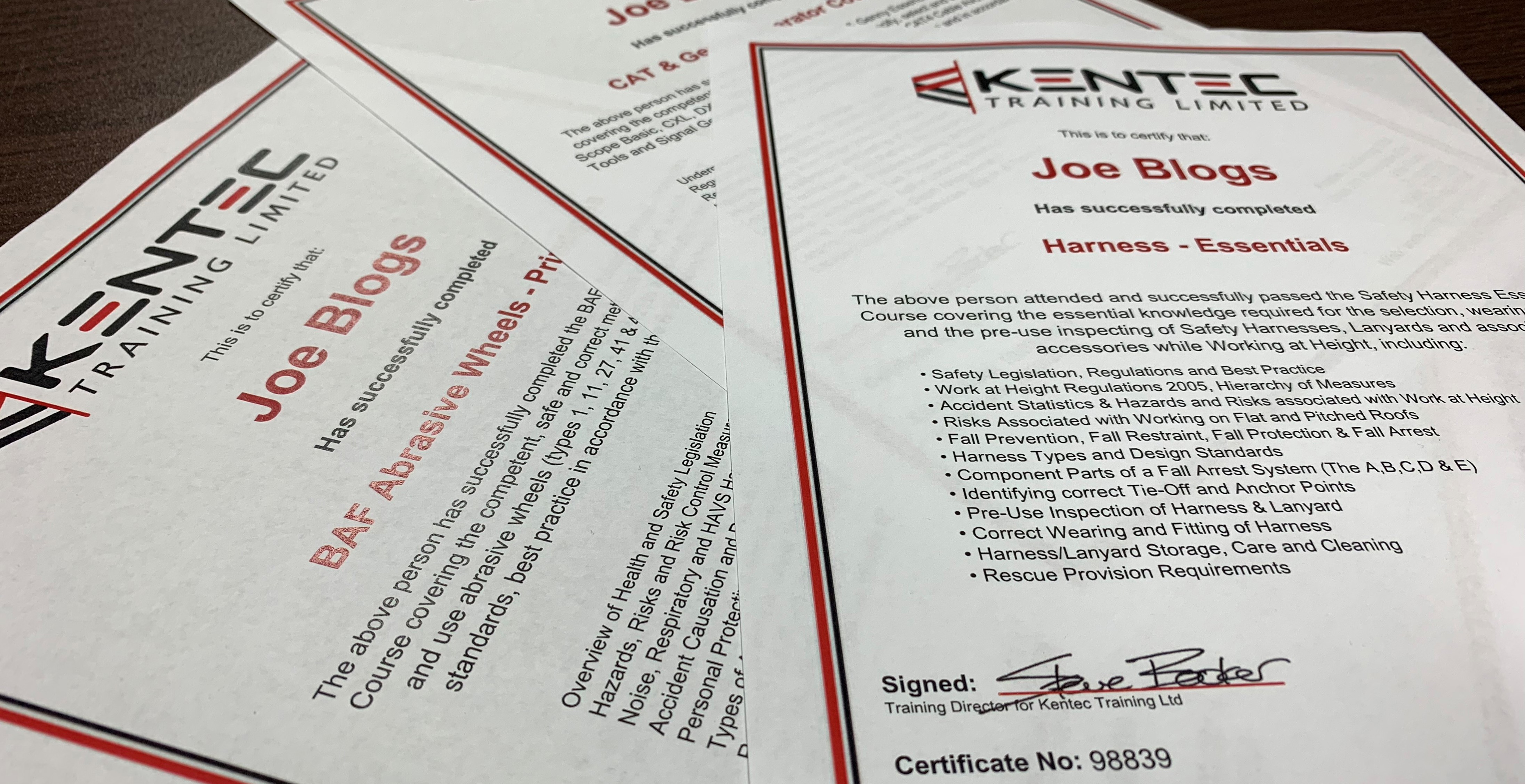 1St March 2019 Kentec Training Commits To Going Paperless!